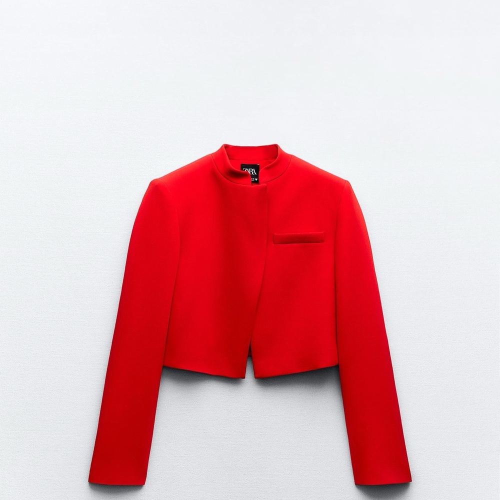 Chic Red Jacket by Zara